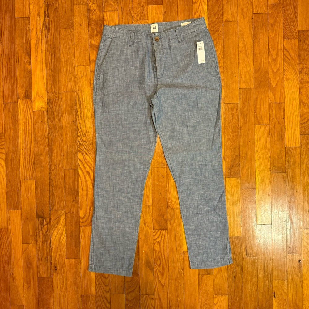 NWT Gap Factory Women’s Girlfriend Chambray Khaki
